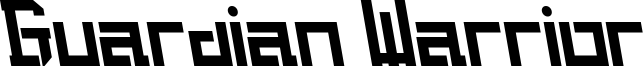 Guardian Warrior Font