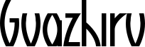 Guazhiru Font