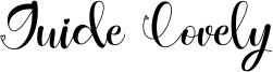 Guide Lovely Font