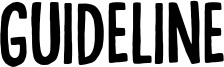 Guideline Font