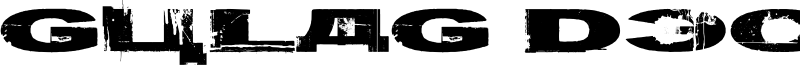 Gulag Decay Font