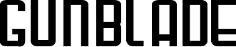Gunblade Font
