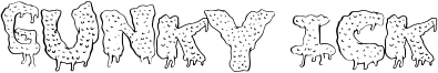Gunky Ick Font