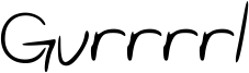 Gurrrrl Font