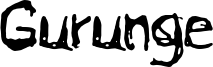 Gurunge Font
