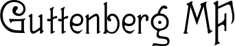 Guttenberg MF Font