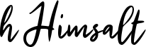 h Himsalt Font