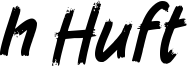 h Huft Font