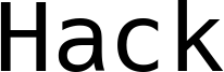 Hack Font