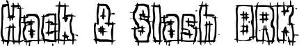 Hack & Slash BRK Font
