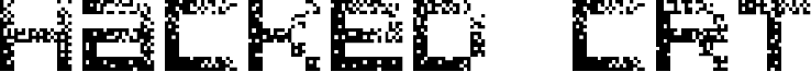 Hacked CRT Font