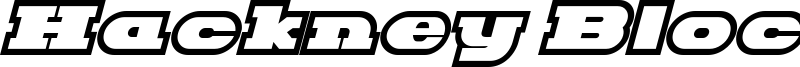 Hackney Block Outline Italic.ttf