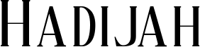 Hadijah Font