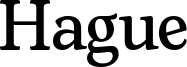 Hague Font
