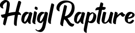 Haigl Rapture Font