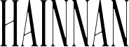 Hainnan Font
