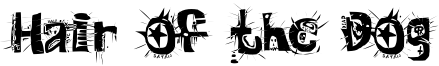 Hair of the Dog Font