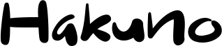 Hakuno Font