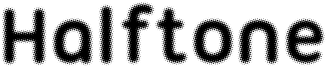Halftone Font