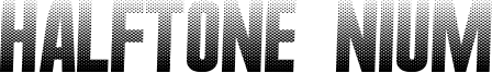 Halftone Nium Font