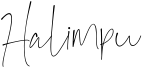 Halimpu Font