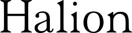 Halion Font