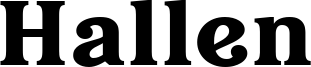 Hallen Font