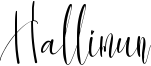 Hallimun Font