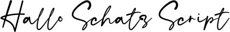 Hallo Schatz Script Font