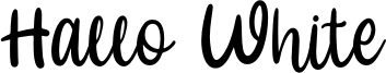 Hallo White.otf