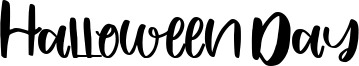 Halloween Day Font