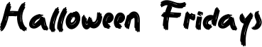 Halloween Fridays Font