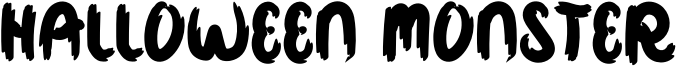 Halloween Monster Font