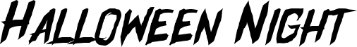 Halloween Night Font