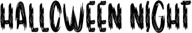 Halloween Night Font