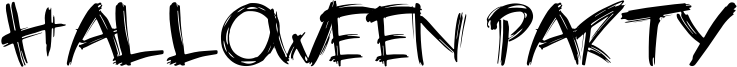 Halloween Party Font