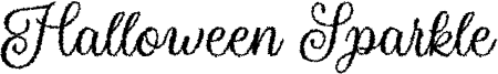 Halloween Sparkle Font