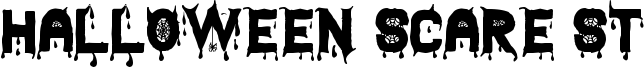 Halloween Scare St Font