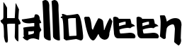 Halloween Font