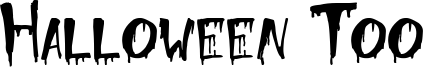 Halloween Too Font
