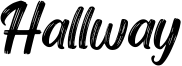 Hallway Font