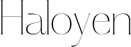Haloyen Font