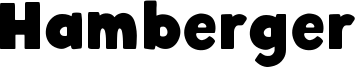 Hamberger Font