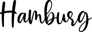 Hamburg Font