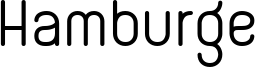 Hamburge Font