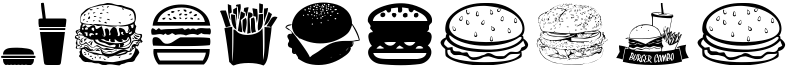 Hamburger Font