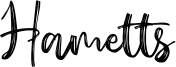 Hametts Font