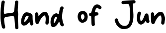 Hand of Jun Font