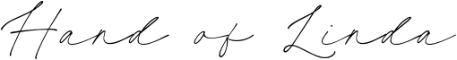 Hand of Linda Font