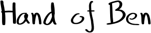 Hand of Ben.otf